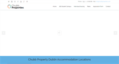 Desktop Screenshot of chubbproperties.com